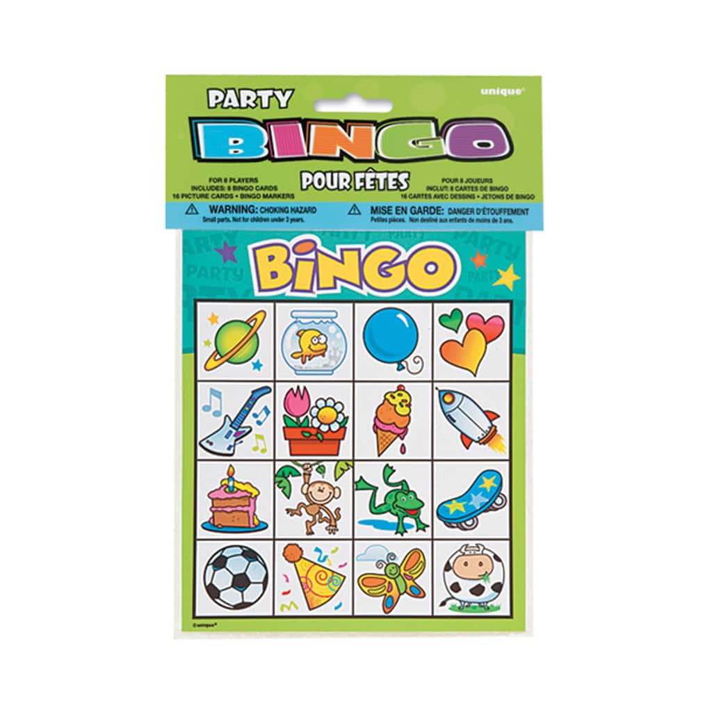 Hallmark Princess Bingo Party Game 8 Bingo Cards 